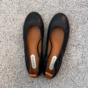 Lanvin Leather Ballerina Flat